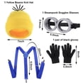 thumbnail image 4 of Women's holiday outfit set (including goggles/beanie/dress/suspenders/gloves) suitable for various occasions, holiday parties, and clothing accessories., 4 of 7