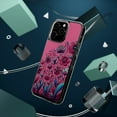 thumbnail image 4 of DistinctInk Hybrid (Acrylic / TPU) Clear Slim Fit Case for Apple iPhone 13 Pro MAX (6.7" Screen) - "Blooming Delight: A Colorful Cartoon Garden", 4 of 8