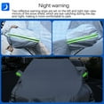 thumbnail image 5 of Universal Vehicle Mounted Winter Snow Proof Car Cover with Windshield Protection - Heavy Duty All Weather Auto Shelter for Cars, Trucks, and Ss Blahzhy | White, 5 of 9