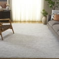 thumbnail image 2 of SAFAVIEH Vermont Candis Solid Distressed Area Rug, Light Grey/Ivory, 8' x 10', 2 of 8