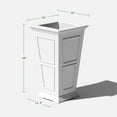 thumbnail image 2 of Veradek Brixton Tall 28" Planter White, 2 of 10