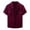 Wine, variant on Afdoent Men's Casual Shirts Summer Male New Casual Corduroy Jacquard Cardigan Short Sleeve Shirt Vacation Summer Beach Shirts