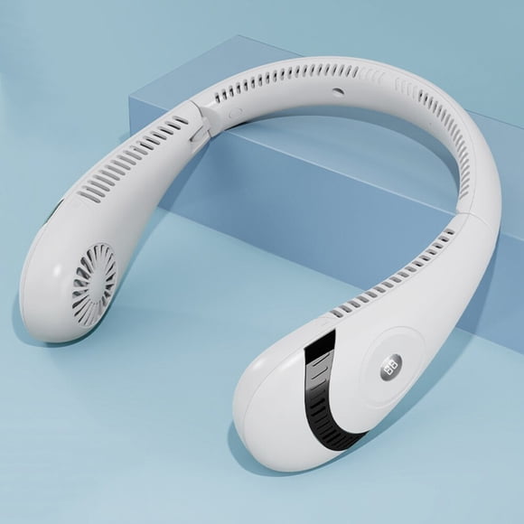 Xiaomi-Ventilateur portable sans feuilles, refroidisseur de cou frontal, aste par USB, 4000mAh
