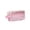 #1E-Pink, variant on BZPIZ Pencil Pouch, Colored Large 2 Separate Zippered Compartments Pencil Case for Students, Waterproof Clear Pencil Bag Wide Opening, School Supplies for Teen Boys & Girls White