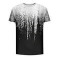 thumbnail image 5 of M-5XL Short Sleeve T Shirts for Men Big & Tall Crewneck Tshirts Plus Size Pullover Slim Casual Gradient Printed Basic Going Out Tees Tops, 5 of 5