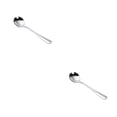 thumbnail image 4 of Cateissary Cucharas con mango largo Acero inoxidable Café Cocina Beber Helado Cubiertos Cucharadita Hogar Cantimplora al aire libre 2Conjunto, 4 of 6
