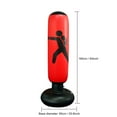 thumbnail image 2 of Saco de boxeo inflable de 160cm para adultos en interiores saco de arena para patadas entrenamiento de boxeo Universal equipo de Fitness objetivo, 2 of 9
