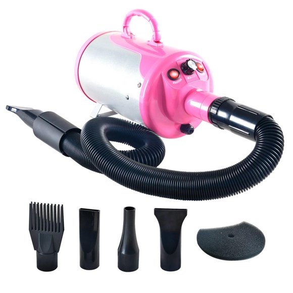 Secador de Pelo para Mascotas SHELANDY Rosa con Calentador