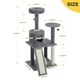 thumbnail image 1 of Domestic Delivery Cats Climbing Trestle Pet Scratcher Tree Candos Multi-Levels Jumping Furniture Ball Cat Playing Toys With Nest ShopWise Round, 1 of 18