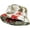 Ivory, variant on Floral Bucket Hat Fashion Flower Print Summer Cap