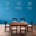 thumbnail image 3 of Ilios Innova | Comedor de Madera para 6 Personas con Sillas Acolchadas, Diseño Moderno, Estructura Resistente para Sala o Comedor, 3 of 9
