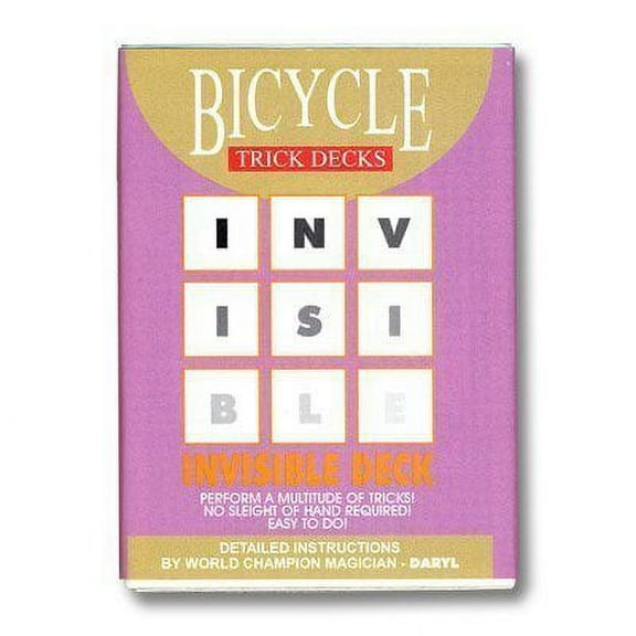 Invisible Deck Bicycle Red