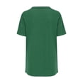 thumbnail image 5 of beishanbush Winter Sales Saving $10 Womens Short Sleeve Tops Women's Print T-Shirt,Round Neck Short Sleeve Lightweight Soft Casual Summer Under $10, 5 of 5