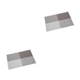 thumbnail image 1 of stanreset 1/2/3/5 Multi-Color Stripe Placemats Simple Style Waterproof Heating Insulation Desktop Anti-slide Table Mat Kitchen Tablecloth Light Coffee 2PCS, 1 of 6