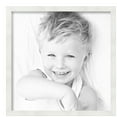 thumbnail image 2 of ArtToFrames 16" x 16" White Stain Picture Frame, 16x16 inch White Wood Poster Frame (WOM-4110),  Pack, 2 of 8