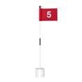 thumbnail image 1 of Banderín de golf KINGTOP 90 cm Bandera roja N° 5 Portátil, 1 of 9
