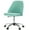Green, variant on MCQ Office Desk Chair,Armless Office Chair,Modern Adjustable Rolling Vanity Swivel Seating with Wheels for Home, Bedrooms, Study, Student, Adults,Dark Grey
