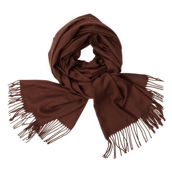 Scarf women warm autumn checkered pashmina scarves with tassels