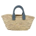thumbnail image 2 of Pre-Owned Chloe Marcie Basket Bag Raffia Beige Wicker Tote Bag Bag, 2 of 8