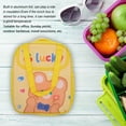 thumbnail image 4 of Bolsa De Almuerzo Aislada Para Niñas Patrón De Dibujos Animados Papel De Aluminio De Gran Capacidad Espesar Caja De Almuerzo Kawaii Para Oficina Escuela 9.2 X 5.3 X 7.3, 4 of 7