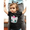 thumbnail image 2 of Cute Cat With Bow T-Shirt Infant -Image by Shutterstock,  12 Months, 2 of 4