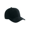 thumbnail image 1 of Brushed Cotton Twill Low Profile Pro Style Caps, Black, 1 of 1