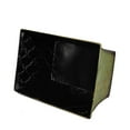 thumbnail image 3 of Xavier Large Ridged Rectangular - Emerald 10in, 3 of 4