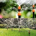 thumbnail image 2 of 16ft DIY Drip and Spray Irrigation Kit with Hose, Adjustable Nozzle, Quick Connector, Automatic Watering System Distributor Tube for Potted Plants, Greenhouse, Patio, Lawn, Flower Bed, 2 of 8