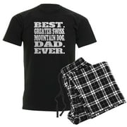 CafePress - Best Greater Swiss Mountain Dog Dad Ever Pajamas - Men's Dark Loose Fit Cotton Pajama Set
