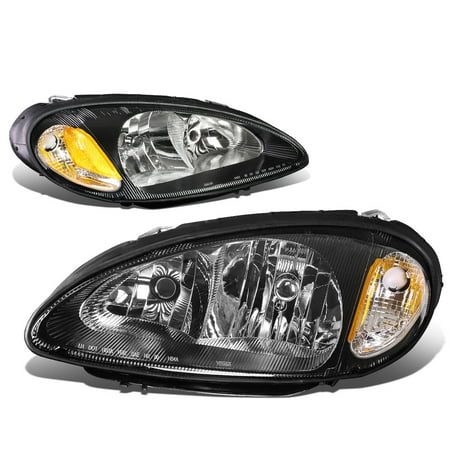 Chrysler Pt Cruiser Gts Headlight (For 2001 to 2005 Chrysler PT Cruiser Headlight Black Housing Amber Corner Headlamp 02 03 04 EJD ECC EDZ EDV EDT)