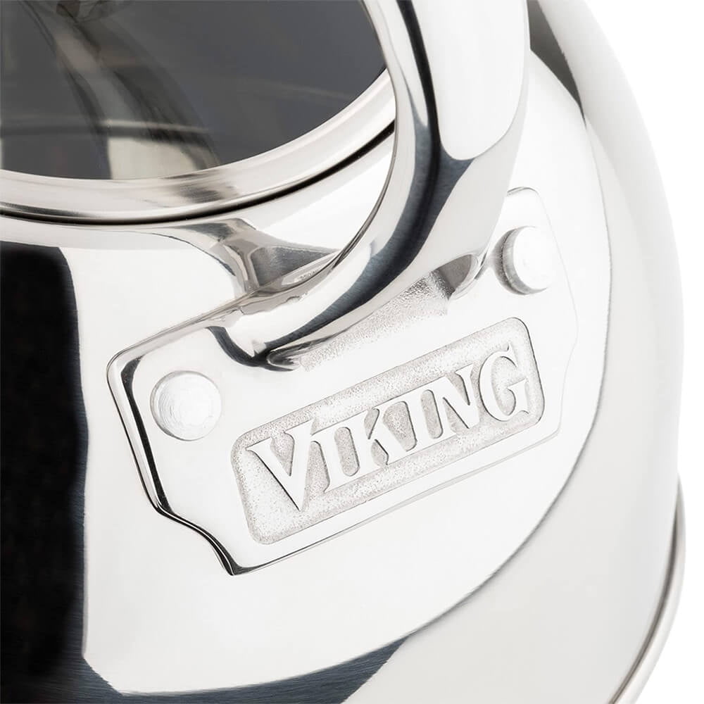 Viking 2.5 Qt. Stainless Steel Tea Kettle with Tempered Glass Lid Stainless  Steel 40018-9339 - Best Buy