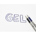 thumbnail image 2 of Zebra Pen G-301 Retractable Gel Pen 0.7mm Medium Point Blue Ink Stainless Steel Barrel 4 Pack 41324, 2 of 3