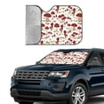 thumbnail image 3 of Kdxio Mushroom Print Front Windshield Sun Shade,Folding Auto Sunshade for Car Truck SUV-Small, 3 of 7
