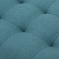thumbnail image 4 of Gwyneth Fabric Bench, Dark Teal, 4 of 6