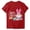 #008-Red, variant on Cutuoiiu Women's Happy Easter Day Cute Funny Rabbit Prints Summer Crewneck Short Sleeve T-Shirts Gifts