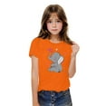 thumbnail image 2 of JoyHoop Graphic Tees for Girl Floral Print Short Sleeve Round Neck T Shirts Tops, 2 of 6