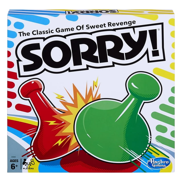 Juego de mesa Hasbro Gaming ¡Lo siento! Juego con tablero de juego y cartas