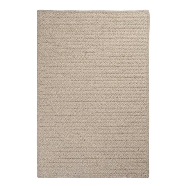 Colonial Mills HD31R096X120S 8 x 10 ft. Natural Wool Houndstooth Area Rug, Cream
