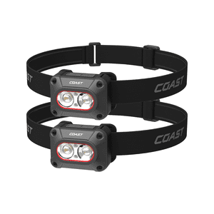 Coast FLX10R Rechargeable LED Headlamp 2-Pack