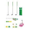 thumbnail image 1 of BotaniNest Automatic Putting Mat Indoor/Outdoor Practice With 3 Stainless Steel Putters Alignment Mat Animal Theme For Family Games & Skill Training, 1 of 6
