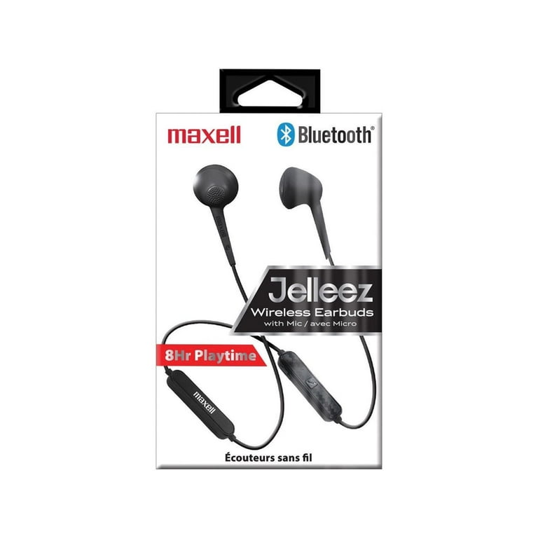Maxell Jelleez Earset Wireless Bluetooth Earbud Black