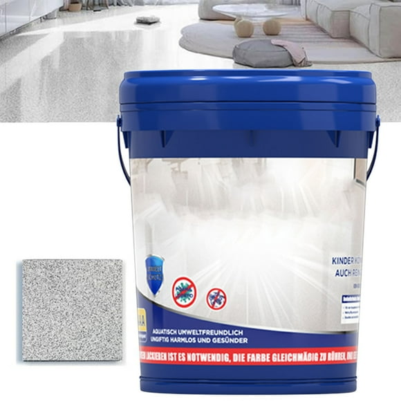 Revestimiento de suelo epoxi con acabado de alto brillo | Resina epoxi impermeable y antideslizante | Pintura protectora duradera para interiores y exteriores | para superficies de baldosas de