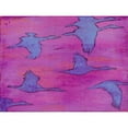 thumbnail image 3 of Altug, Mehmet 14x12 Black Modern Framed Museum Art Print Titled - Flying Silhouettes I, 3 of 5