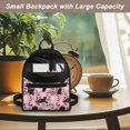 thumbnail image 5 of Eheartsgir Halloween Spooky Print Small Travel Handbag Adjustable Strap Mini Backpack for Dating Shopping, Polyester Lightweight Small Backpack, 5 of 8