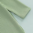 thumbnail image 5 of Glisme Boys Swim Set Toddler Baby Long Sleeve Swimsuit Striped Zipper Bathing Suit Swimwear With Hat 3Pcs Rash Guard Set Durable Green Beachwear Size 12-18 Months, 5 of 6