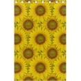 thumbnail image 4 of Coolnut Window Curtain Panels Yellow Sunflower Pattern Grommet Top Room Darkening Thermal Insulated Blackout Window Treatment Drapes 2 Panels W55 x L84 In, 4 of 6