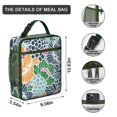 thumbnail image 3 of Peony Insulated Lunch Box Men Reusable Lunch Bag Fit Most Bento Boxes Lunchbox Picnic Beach, 3 of 6