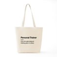 thumbnail image 6 of CafePress - Personal Trainer Definition Tote Bag - Unisex Canvas Tote Bag, Beige, 1-Piece, 6 of 7