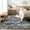Black-Gray, variant on Assaile Bohemia Pink 5'*7' Area Rug,Machine Washable & Non-Slip, Soft Low Pile for Easy-Living Rooms