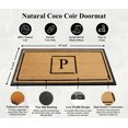 thumbnail image 3 of A1 Home Collections Hand-Crafted Rubber Coir Doormat Double/Single Door Mat for Outdoor 24x48 inch, 3 of 7